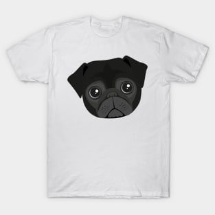 Black Pug T-Shirt